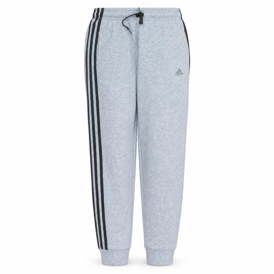 Adidas Boys Grey Jogger Sweatpants 13-14 Years Elastic Waist Fleece