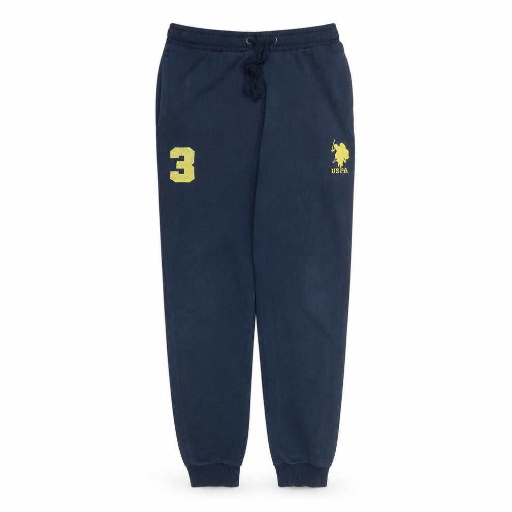 U.S. Polo Assn Girls Navy Blue Jogger Trousers 12-13 Years Cotton Blend