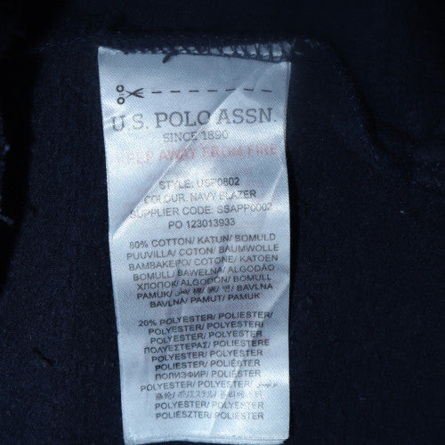 U.S. Polo Assn Girls Navy Blue Jogger Trousers 12-13 Years Cotton Blend