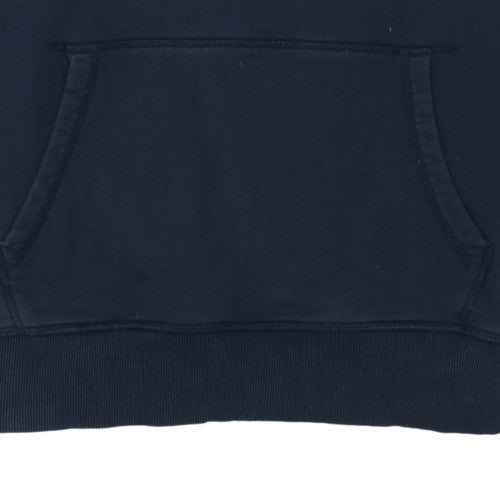 Tommy Hilfiger Men's Blue XL Pullover Hoodie with Logo