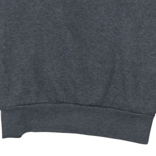 Slazenger Men's Grey Crew Neck Pullover Sweatshirt M Regular Fit