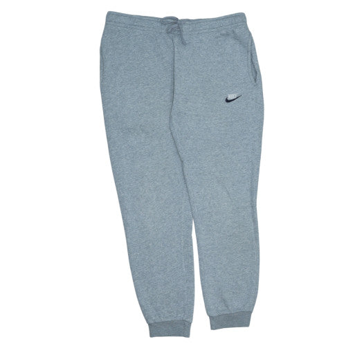 Nike Men's Grey Fleece Sweatpants M Regular Fit Casual Joggers