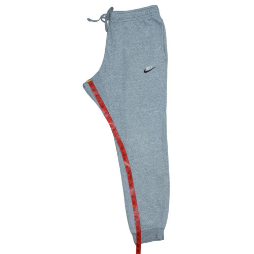 Nike Men's Grey Fleece Sweatpants M Regular Fit Casual Joggers