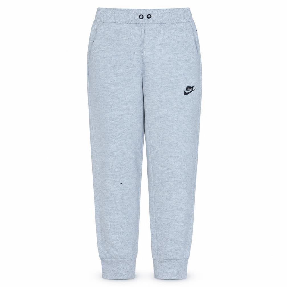 Nike Girls Grey Jogger Trousers L 170-176 Cotton Blend Casual Sportswear