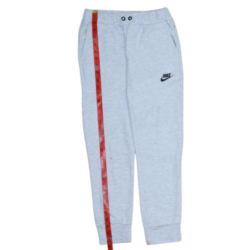 Nike Girls Grey Jogger Trousers L 170-176 Cotton Blend Casual Sportswear