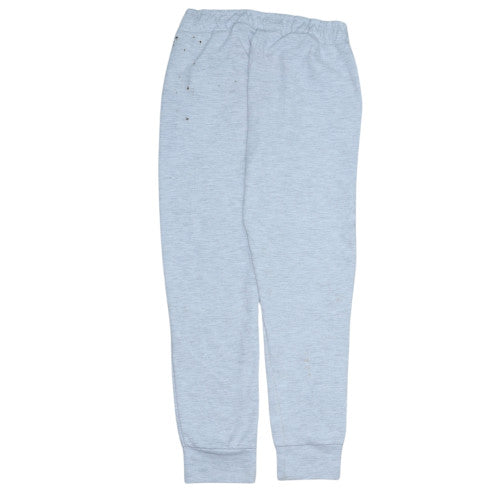 Nike Girls Grey Jogger Trousers L 170-176 Cotton Blend Casual Sportswear