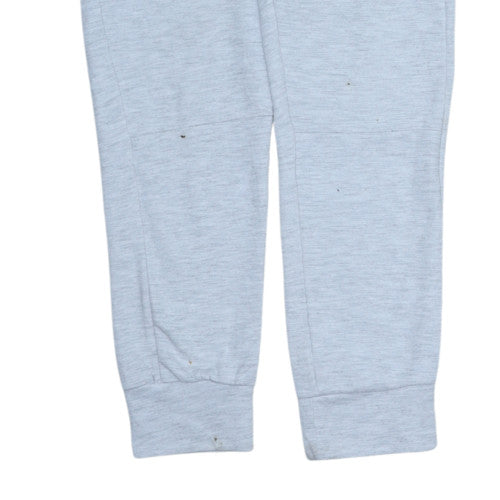 Nike Girls Grey Jogger Trousers L 170-176 Cotton Blend Casual Sportswear