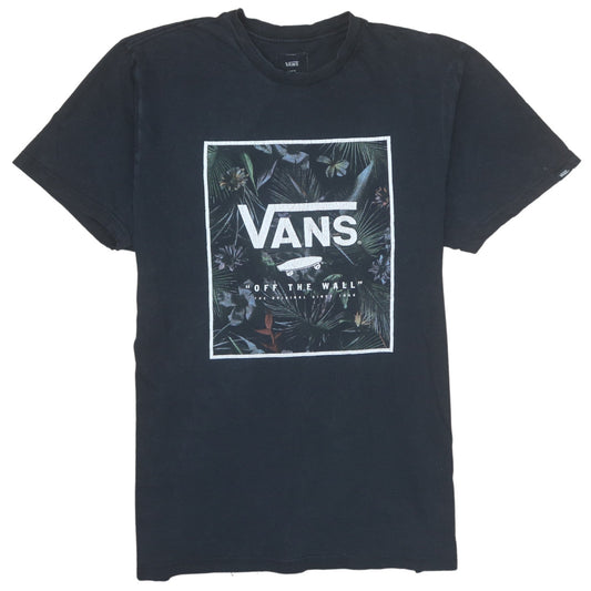 Vans Men's Black Graphic Print Crew Neck Skate T-Shirt Size L
