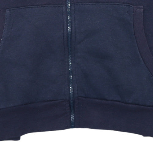 Slazenger Men's Blue Full Zip Hoodie Size M Sports Fleece