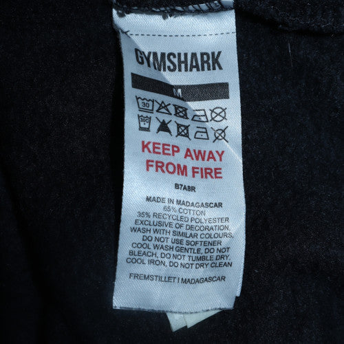 Gymshark Women Black M Pullover Sweatshirt with Drawstring Hem