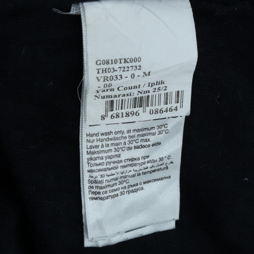 U.S. Polo Assn. Men Black Roll Neck Cotton Pullover Jumper M