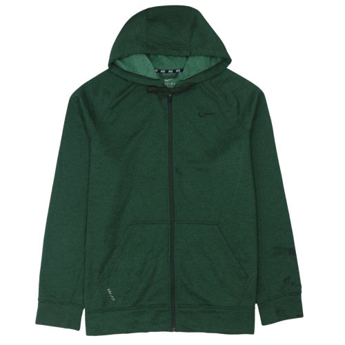 Nike Men's Green Dri-FIT Full Zip Hoodie XL Sportswear