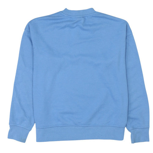 Disney Women Blue Stitch Sweatshirt Size S Ohana Means Family