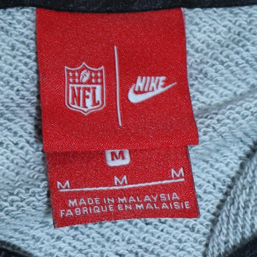 Nike Men's Grey Full Zip Hoodie NFL Sports Regular Fit M