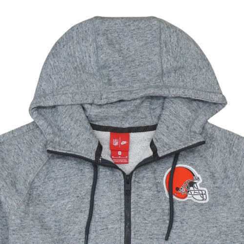 Nike Men's Grey Full Zip Hoodie NFL Sports Regular Fit M