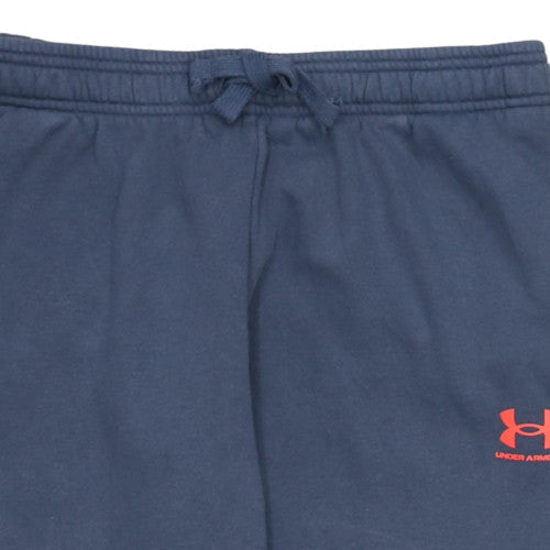 Under Armour Boys Blue XL Jogger Trousers Fleece Sweatpants