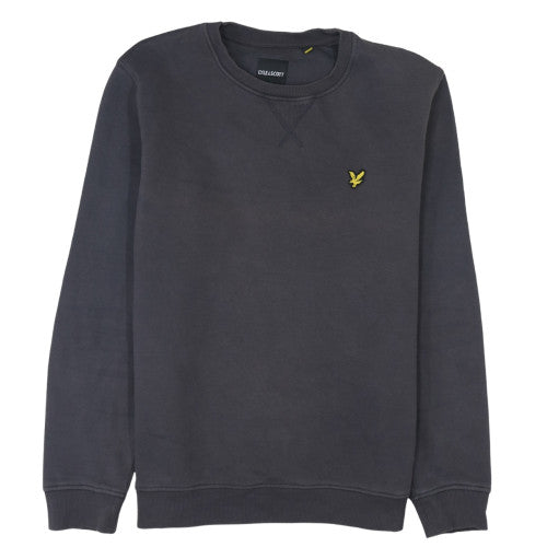 Lyle & Scott Men's Black Crew Neck Pullover Sweatshirt Size L