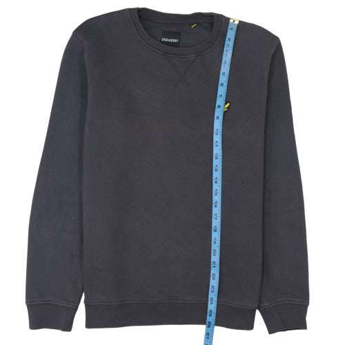 Lyle & Scott Men's Black Crew Neck Pullover Sweatshirt Size L