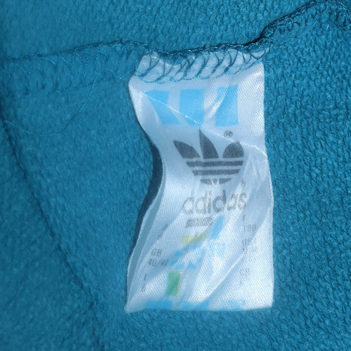 Adidas Women Blue Red Chevron Sweatshirt Size M Retro Crew Neck