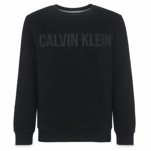 Calvin Klein Jeans Men's Black L Crew Neck Logo Sweatshirt