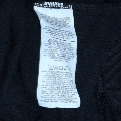 Nike Women's Black 1/2 Zip Oversized Fit Sweatshirt M