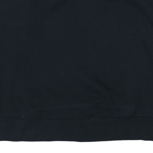 Nike Women's Black 1/2 Zip Oversized Fit Sweatshirt M