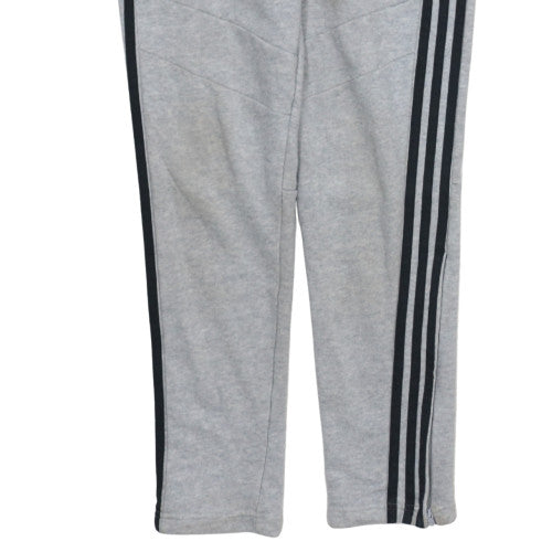 Adidas Mens Grey Sweatpants S Regular Fit Tapered Sports Trousers