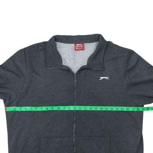 Slazenger Men's Grey 2XL Track Jacket Full Zip Fleece Activewear