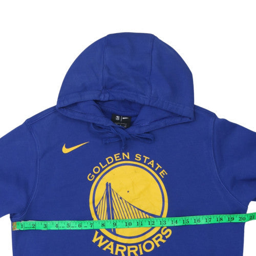 Nike Mens Blue Golden State Warriors Pullover Hoodie M