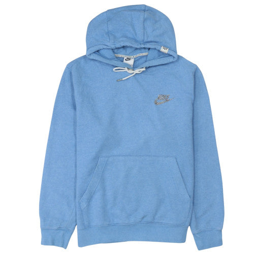 Nike Women's Blue Pullover Hoodie Small Cotton Blend Casual