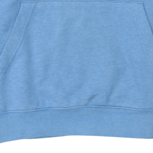 Nike Women's Blue Pullover Hoodie Small Cotton Blend Casual