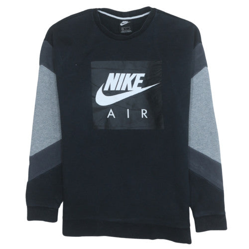 Nike Men's Black M Air Sweatshirt Pullover Graphic Logo