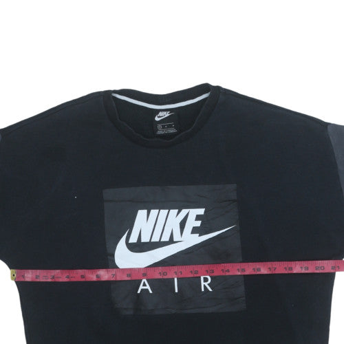 Nike Men's Black M Air Sweatshirt Pullover Graphic Logo