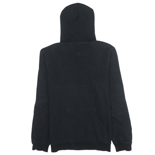 Puma Boys Black Hoodie 15-16 Years Pullover Fleece Logo Hooded Sweatshirt
