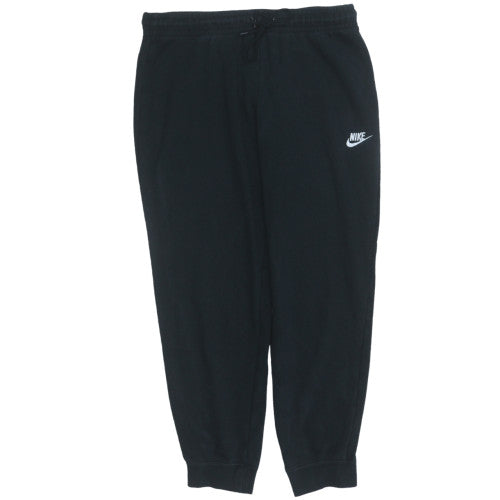 Nike Womens Black Fleece Jogger Trousers Size L Comfort Fit