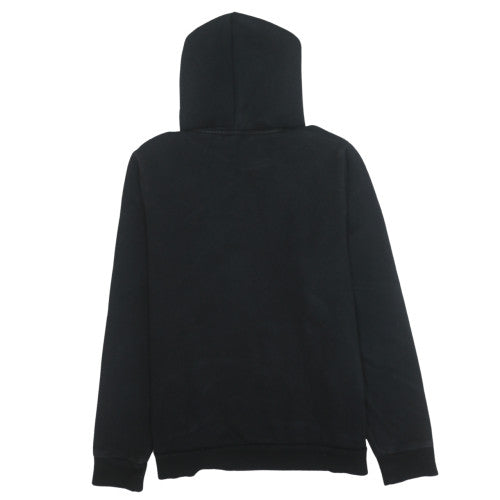 Puma Men's Black XL Pullover Hoodie with Logo and Kangaroo Pocket