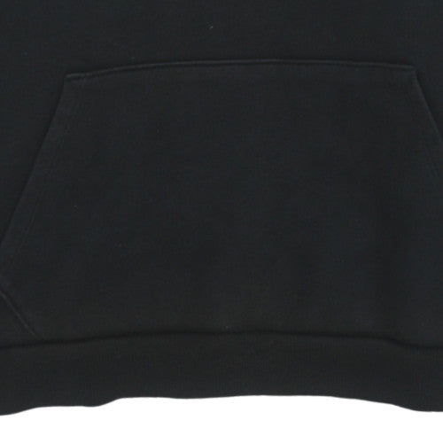Puma Men's Black XL Pullover Hoodie with Logo and Kangaroo Pocket