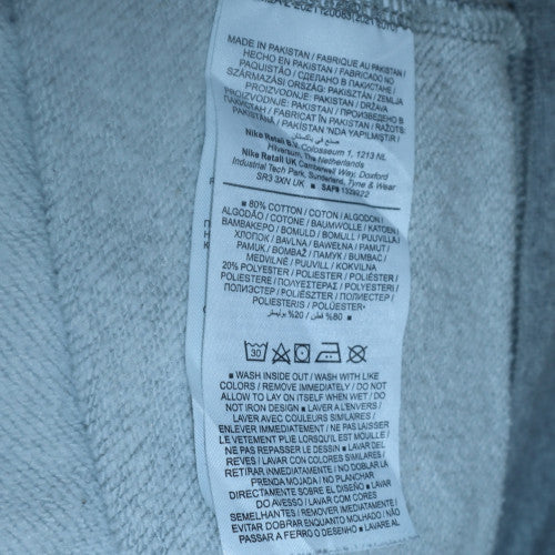 Nike Men's Grey Crew Neck Pullover Sweatshirt Size L Regular Fit