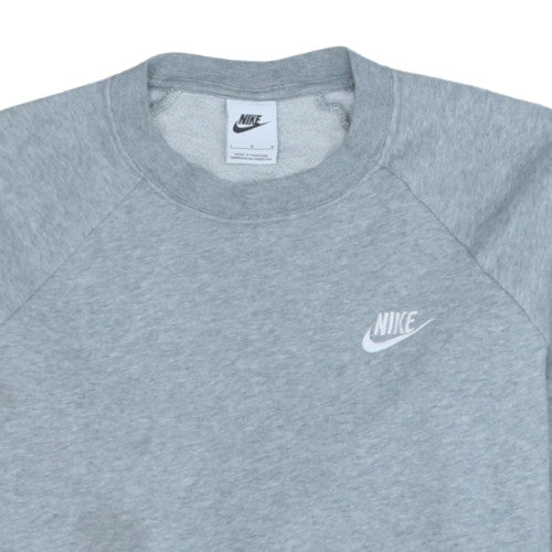 Nike Men's Grey Crew Neck Pullover Sweatshirt Size L Regular Fit