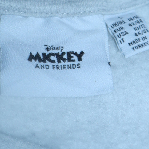 Disney Mickey & Friends Women’s Grey Donald Duck Sweatshirt L