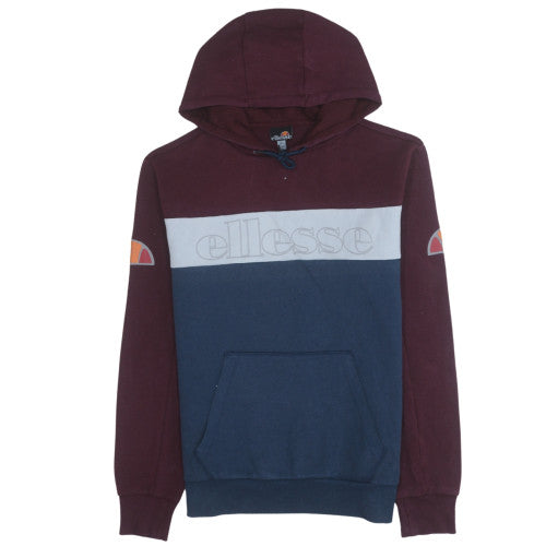 Ellesse Mens Multicoloured L Pullover Hoodie with Logo
