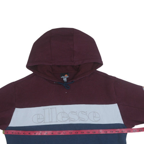 Ellesse Mens Multicoloured L Pullover Hoodie with Logo