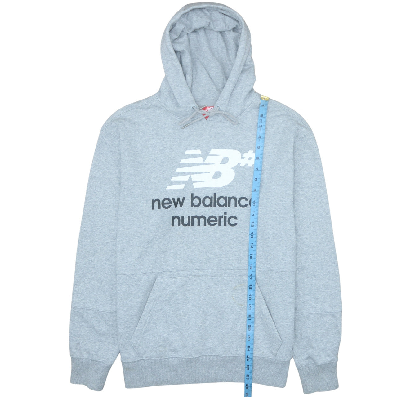 New Balance Men's Grey Pullover Hoodie Large Athletic Fit