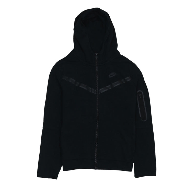 Nike Boys Black XL Full Zip Hoodie Fleece Sweatshirt