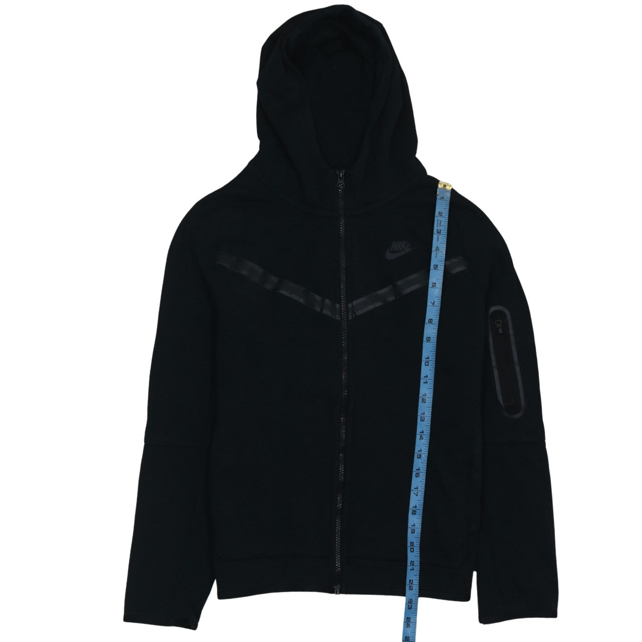 Nike Boys Black XL Full Zip Hoodie Fleece Sweatshirt