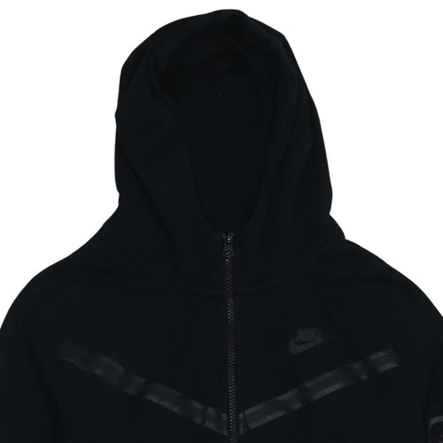 Nike Boys Black XL Full Zip Hoodie Fleece Sweatshirt
