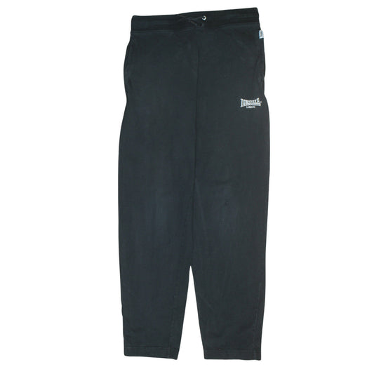 Lonsdale Men's Black XL Sweatpants Regular Fit Joggers