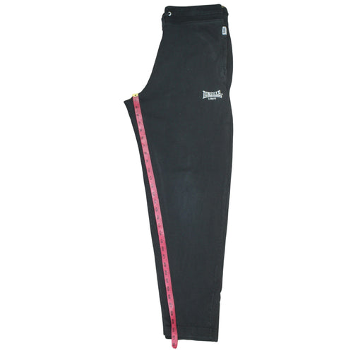 Lonsdale Men's Black XL Sweatpants Regular Fit Joggers