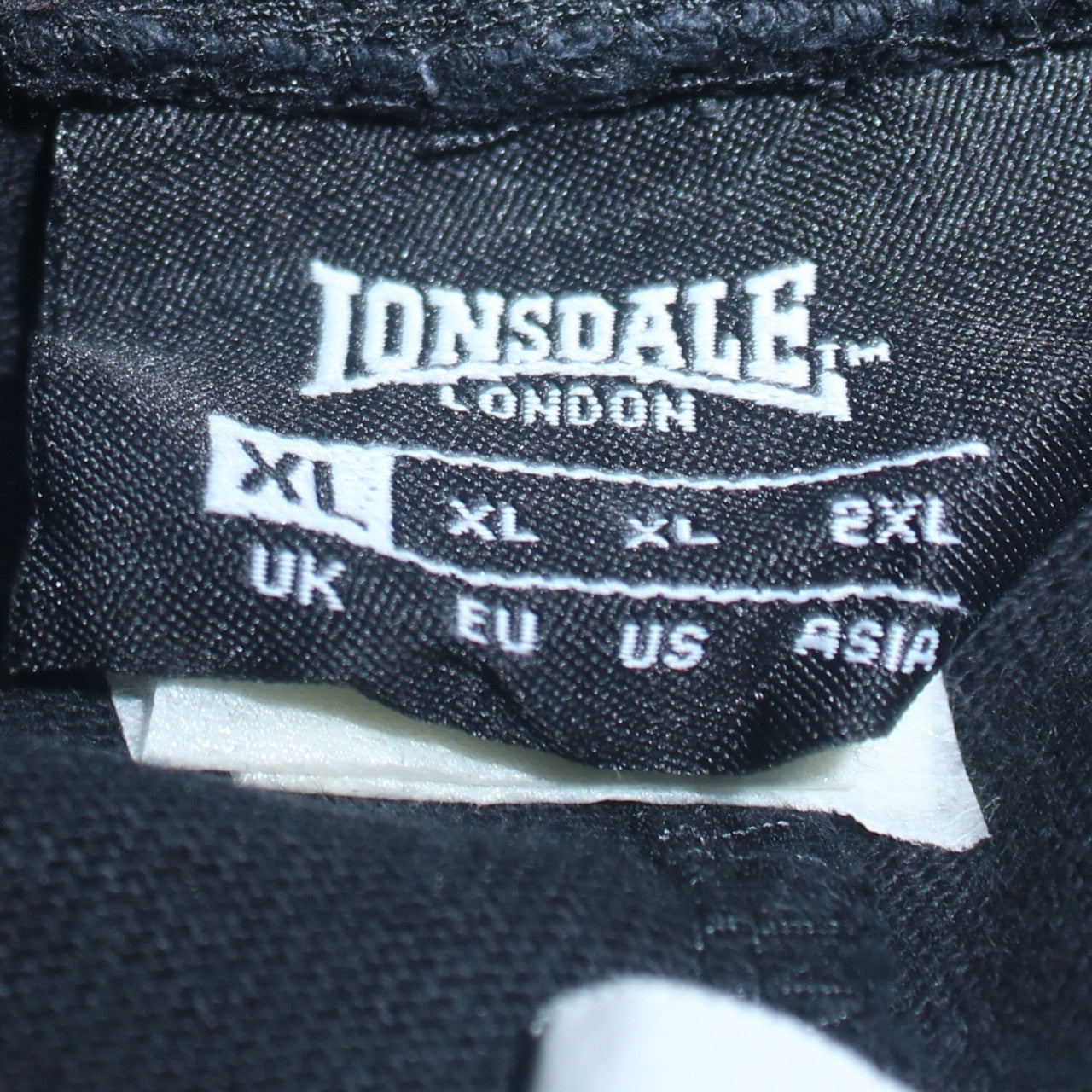 Lonsdale Men's Black XL Sweatpants Regular Fit Joggers