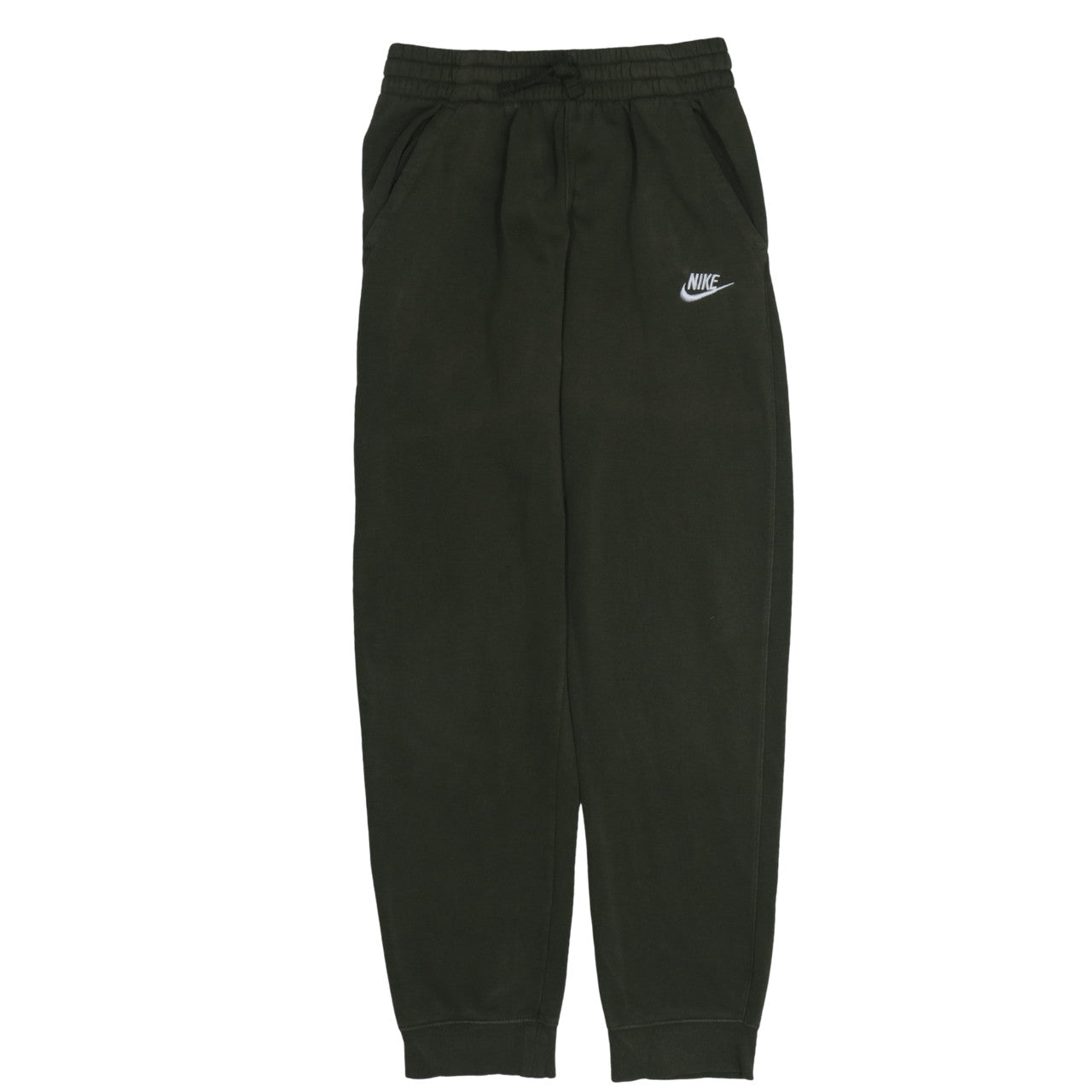 Nike Boys Green Jogger Trousers XL Fleece Elastic Waist Sportswear
